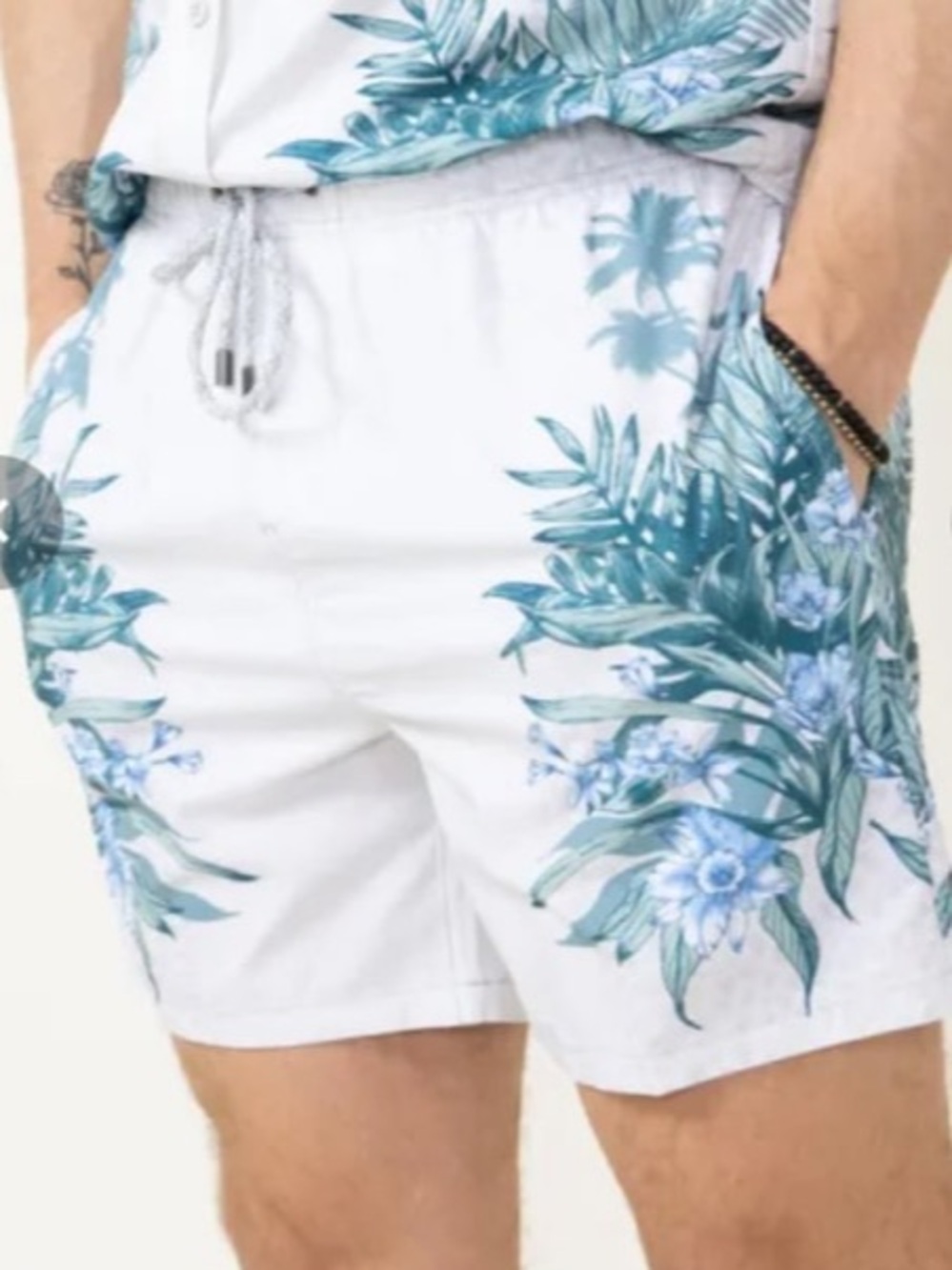 Vintage Summer Mens 4 Way Stretch Volley Shorts | M